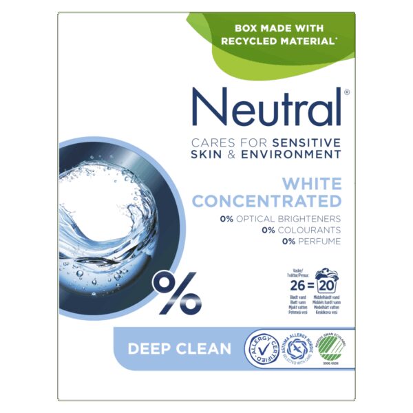 Neutral Neutral Waspoeder Wit 20 wasbeurten 975 gram